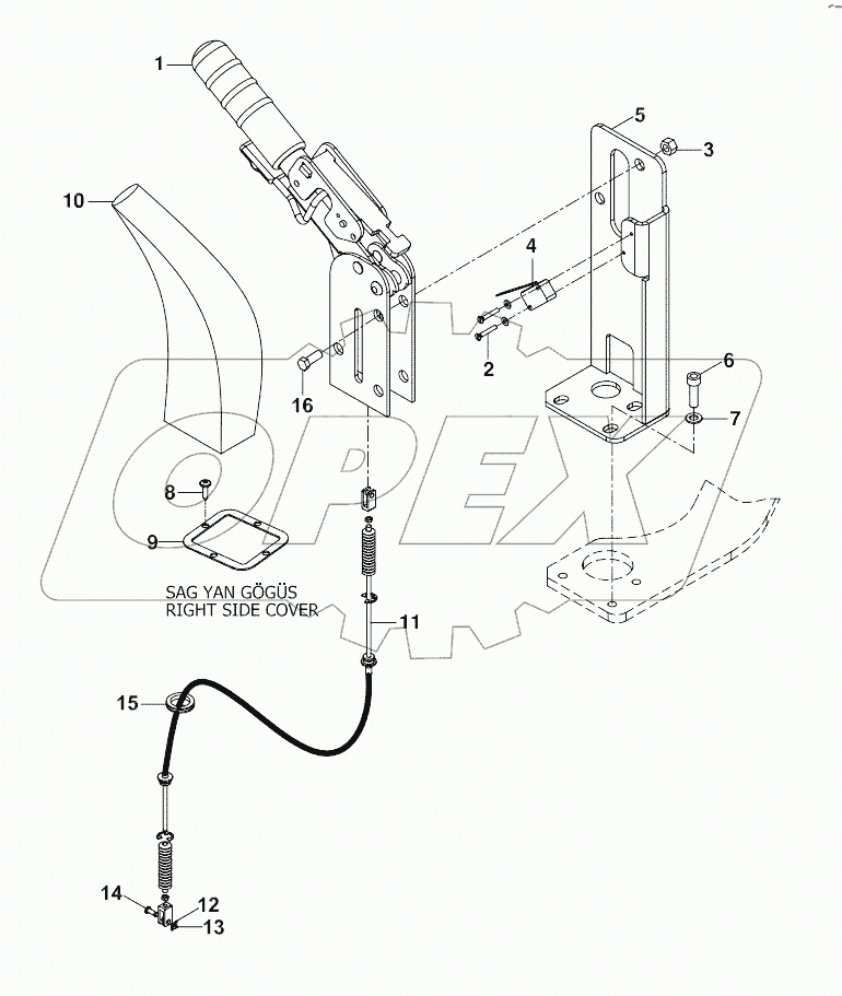  PARKING BRAKE A80001 -