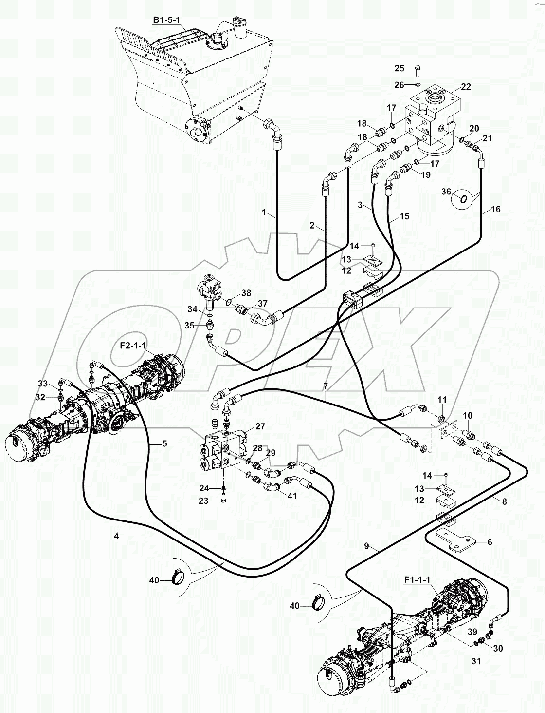  STEERING, CIRCUIT MOUNTING A80001 - A81134