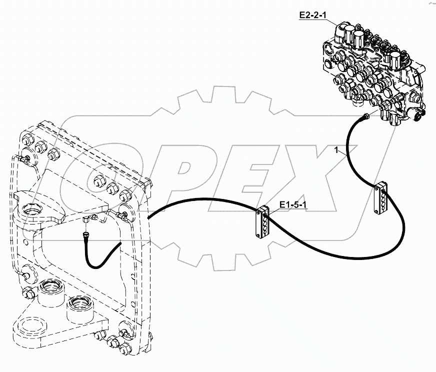  CIRCUIT MOUNTING, HYDROCLAMP A80001 -
