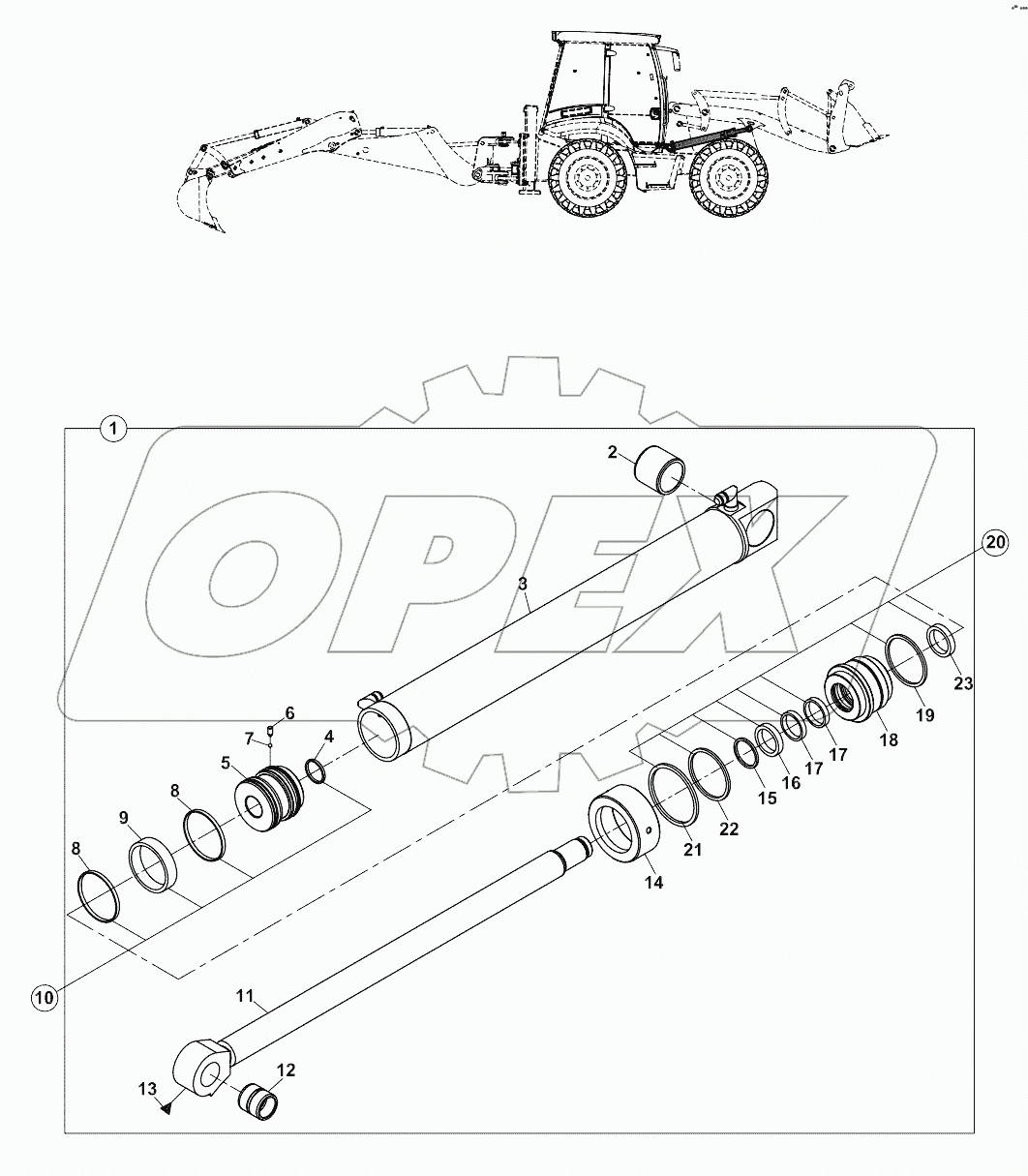  RAM, LIFT, RIGHT, LOADER A80001 -