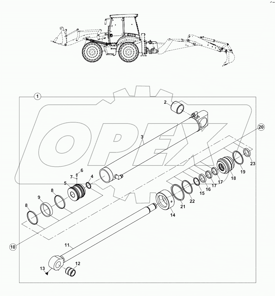  RAM, LIFT, LEFT, LOADER A80001 -