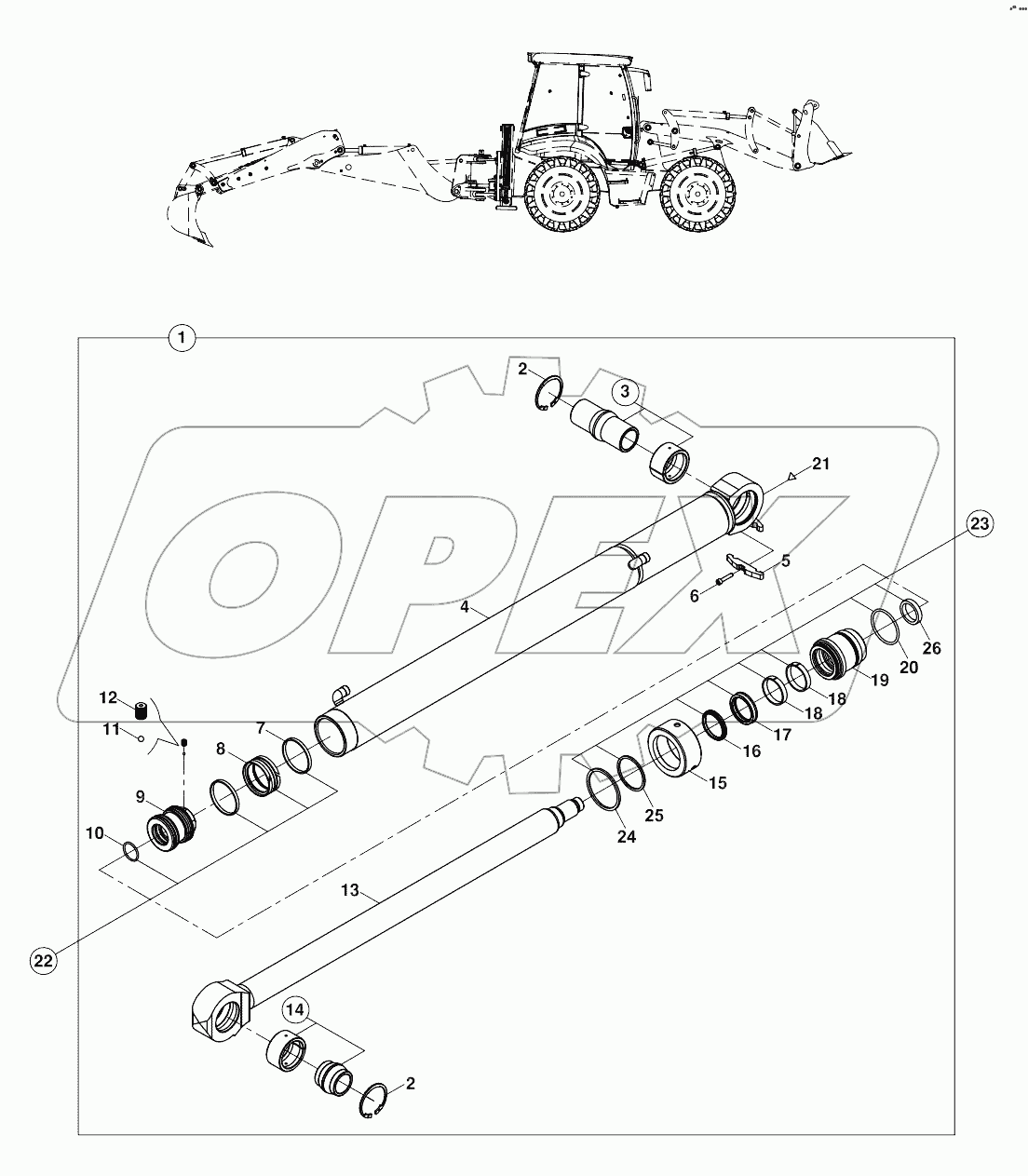  RAM,STABILISER, RIGHT A80001 - A80261