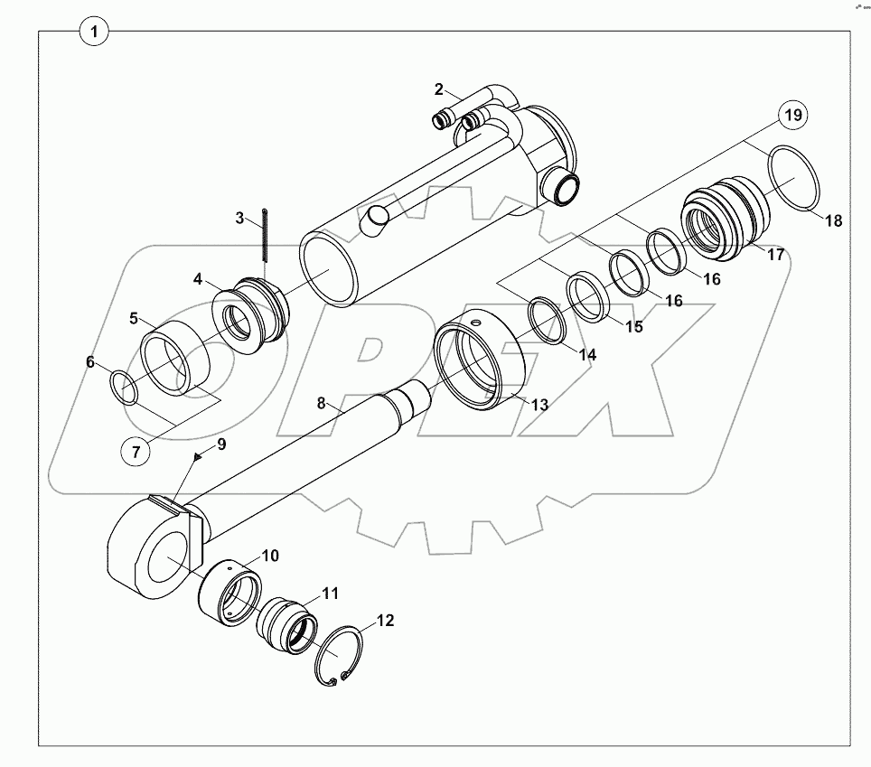  RAM, TILTING BUCKET A80001 -