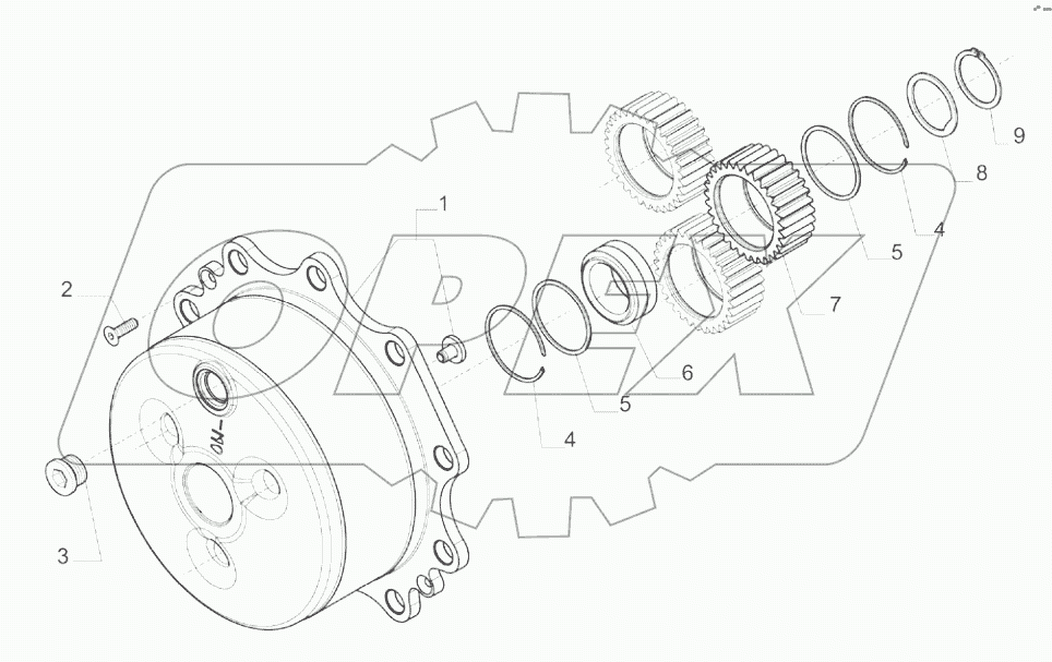  FINAL REDUCTION, REAR AXLE A80001 -
