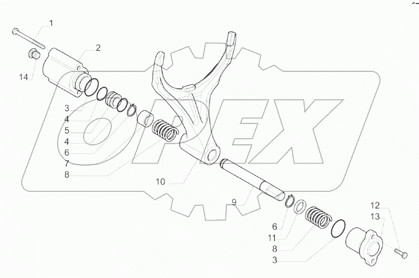  DIFFERRENTIAL LOCKING, REAR AXLE A80001 -
