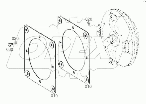  ENGINE CONNECT. A80001 -