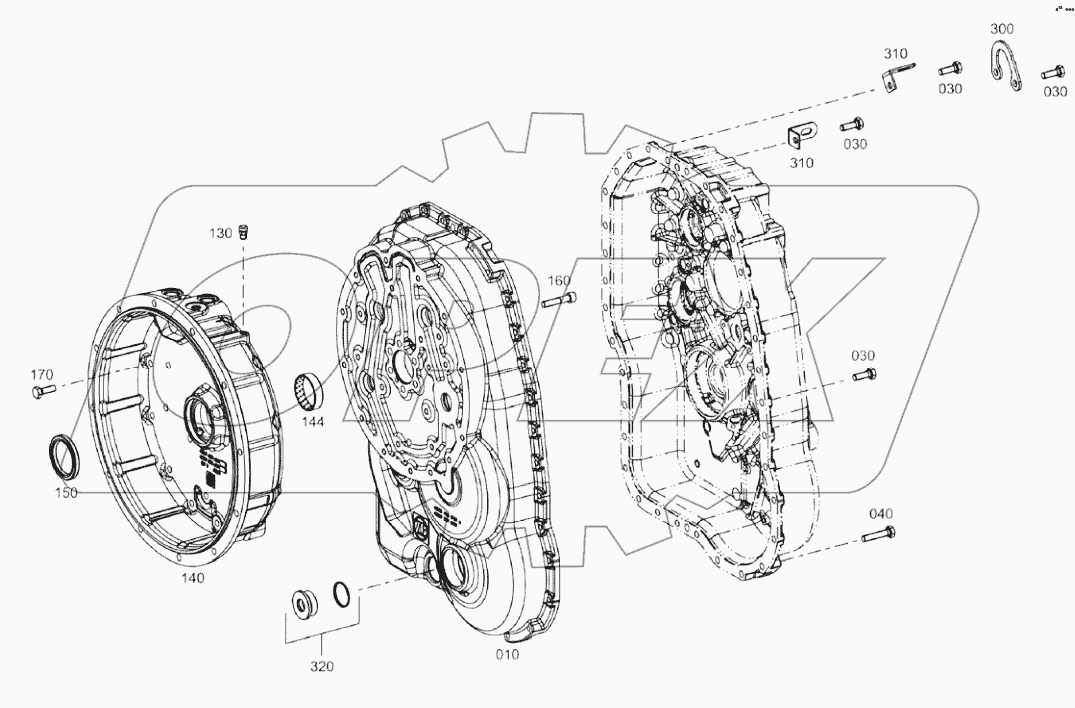  TRANSM. HOUSING A80001 -