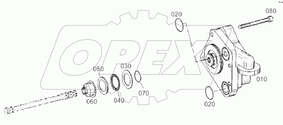  PRESSURE OIL PUMP A80001 -