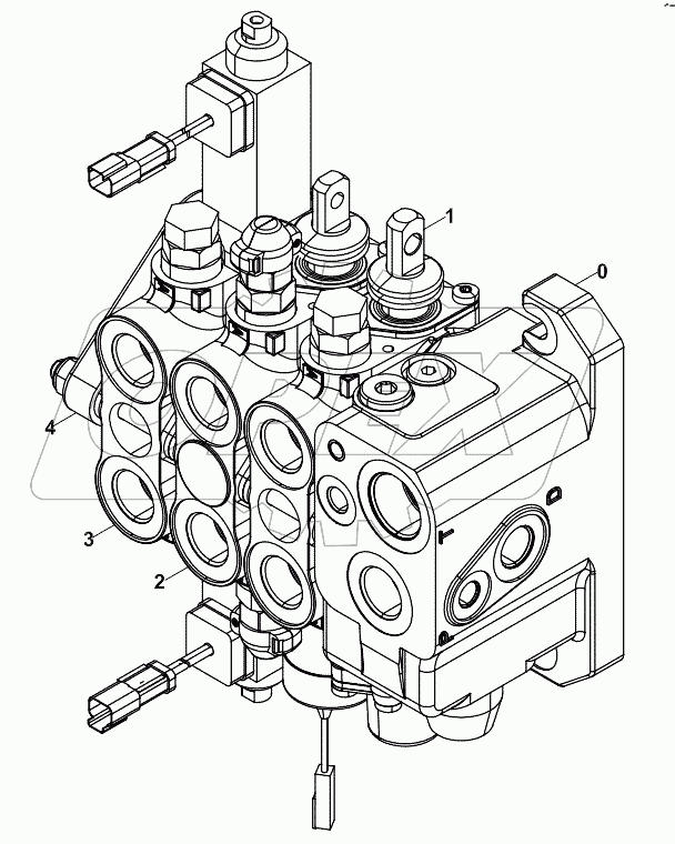 LOADER CONTROL VALVE ELEMENTS A80001 -