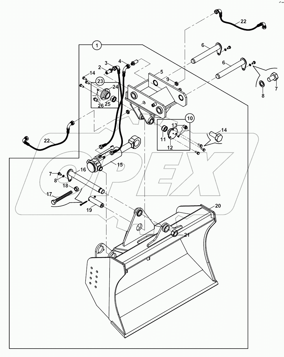  TILTING BUCKET A80001 -