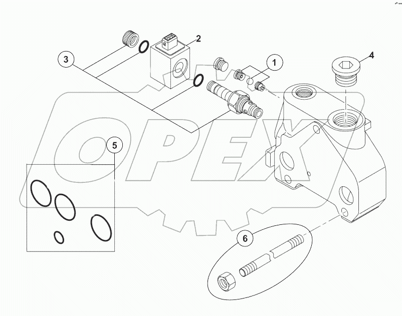  BACKHOE CONTROL VALVE-OUTLET BLOCK A80001 -