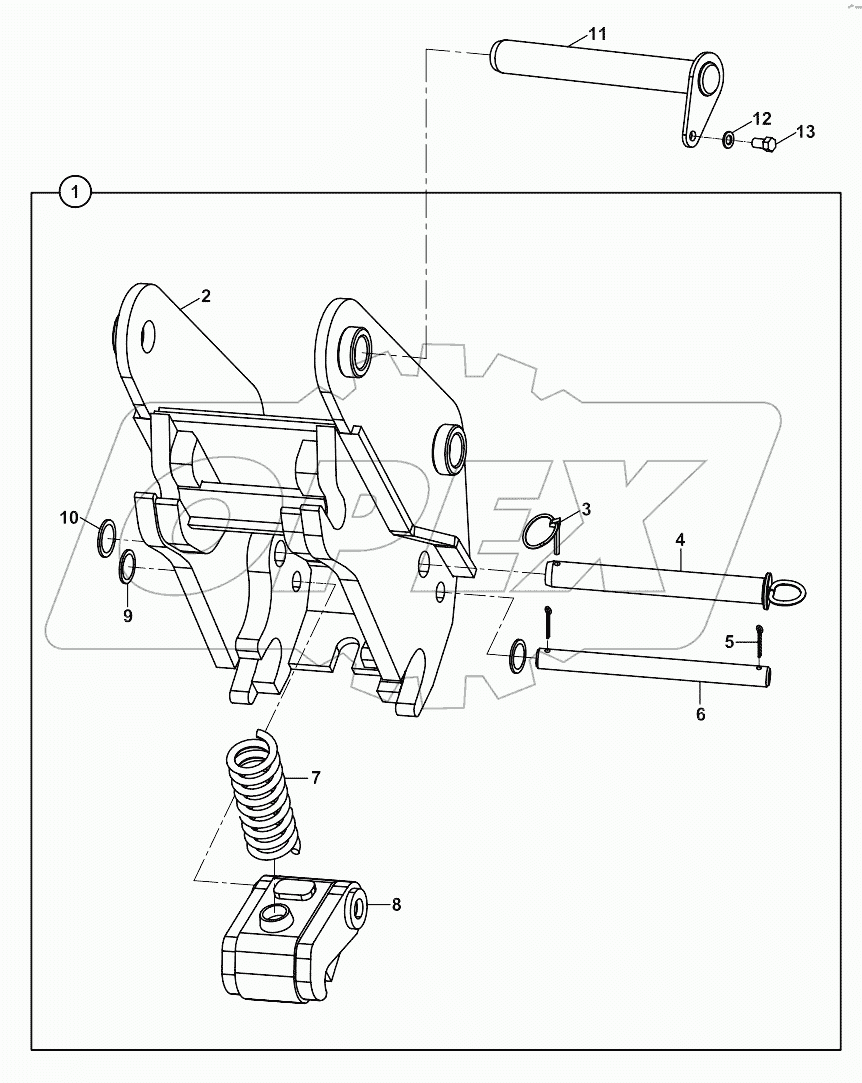  QUICK COUPLER, BACKHOE A80001 -