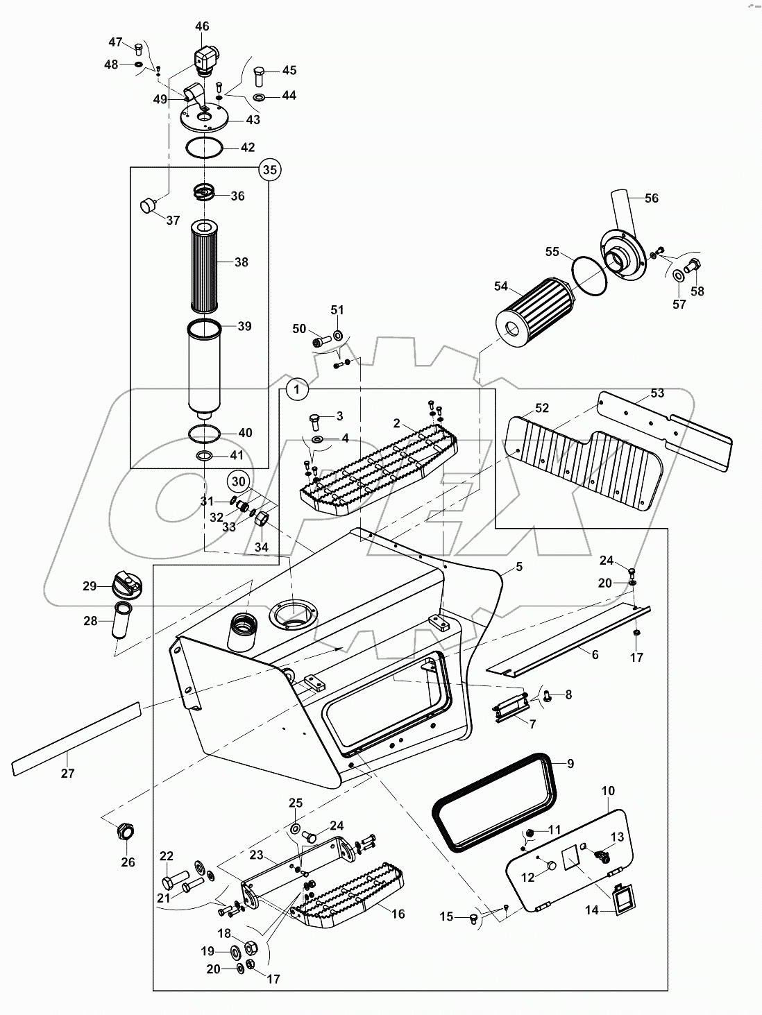  TANK, HYDRAULIC A80001 -