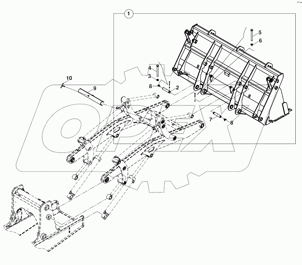  LOADER ATTACHMENT MOUNTING A80001 - A80458