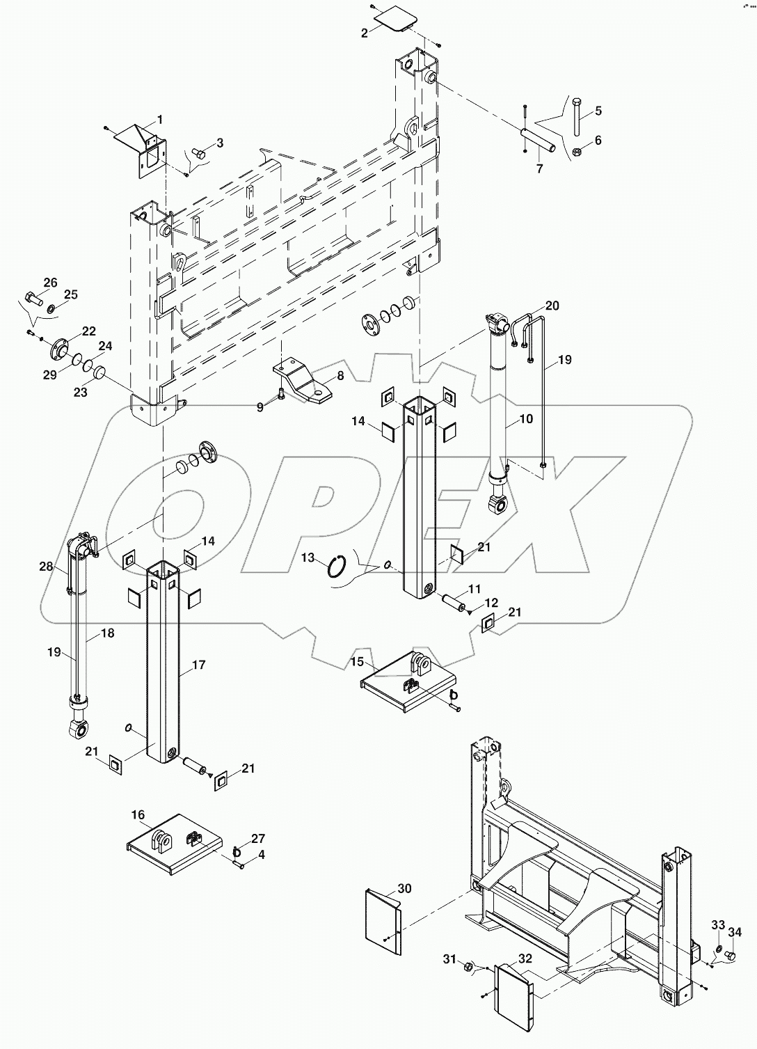  STABILISER, SIDESHIFT A80001 -