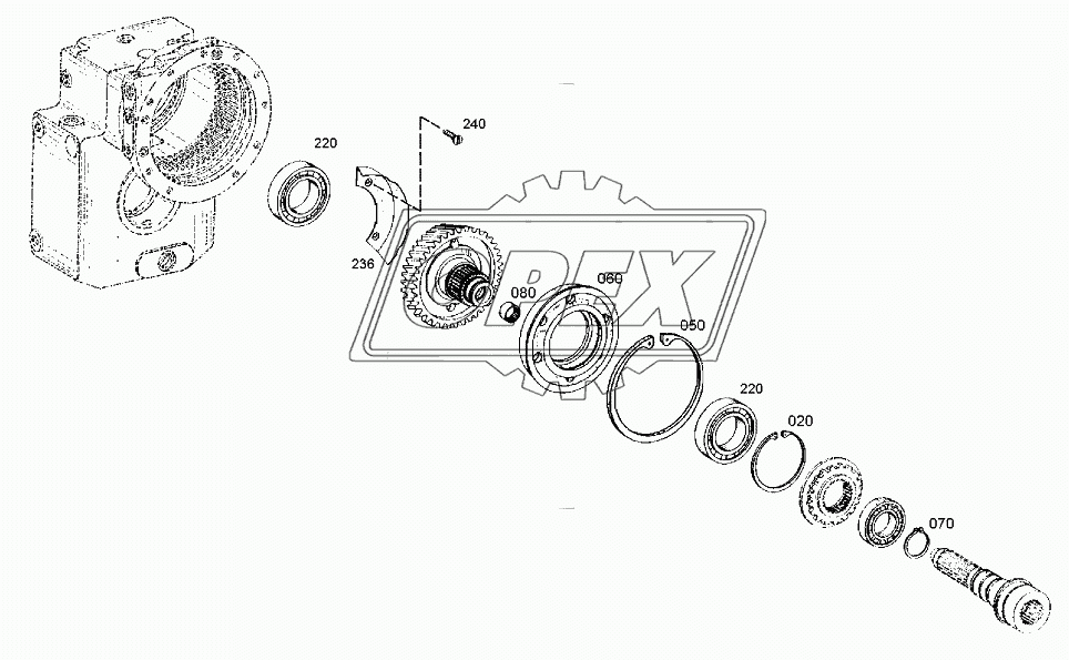 SPUR GEAR DRIVE -TRANSMISSION