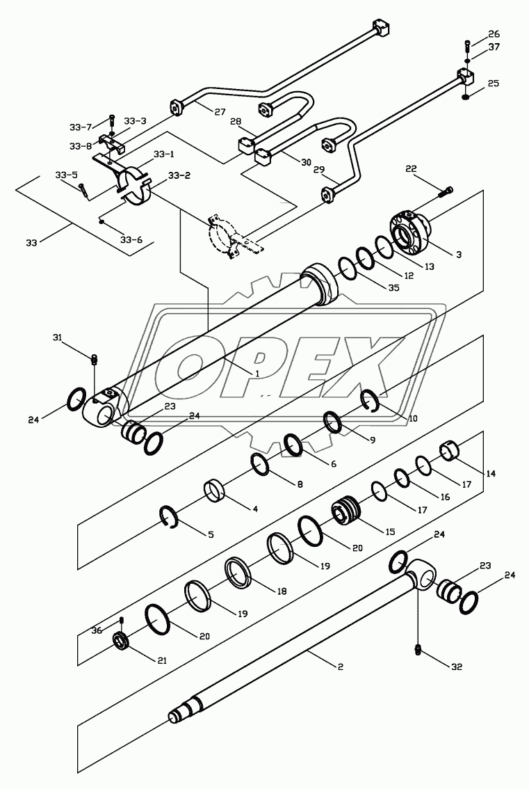 BOOM CYLINDER (R/L)