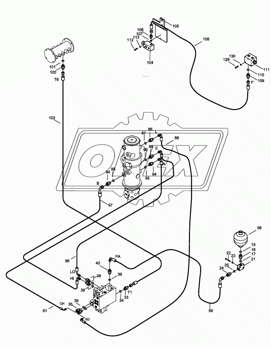 POWER TRAIN HYDRAULIC MOUNTING 7