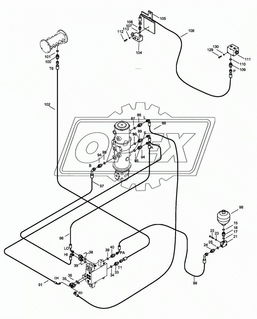 POWER TRAIN HYDRAULIC MOUNTING 8