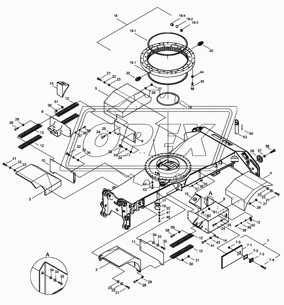 LOWER FRAME MOUNTING