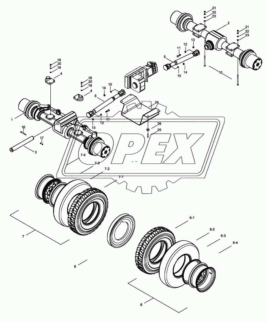 POWER TRAINING MOUNTING