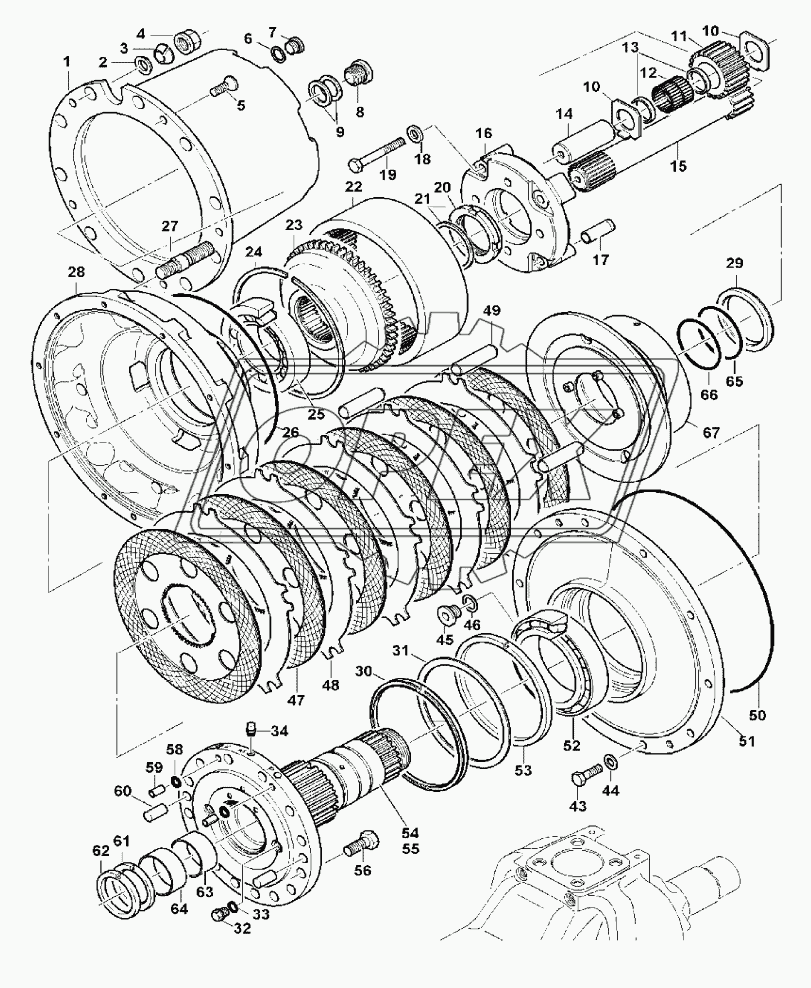 DRIVE ASSEMBLY - FRONT AXLE