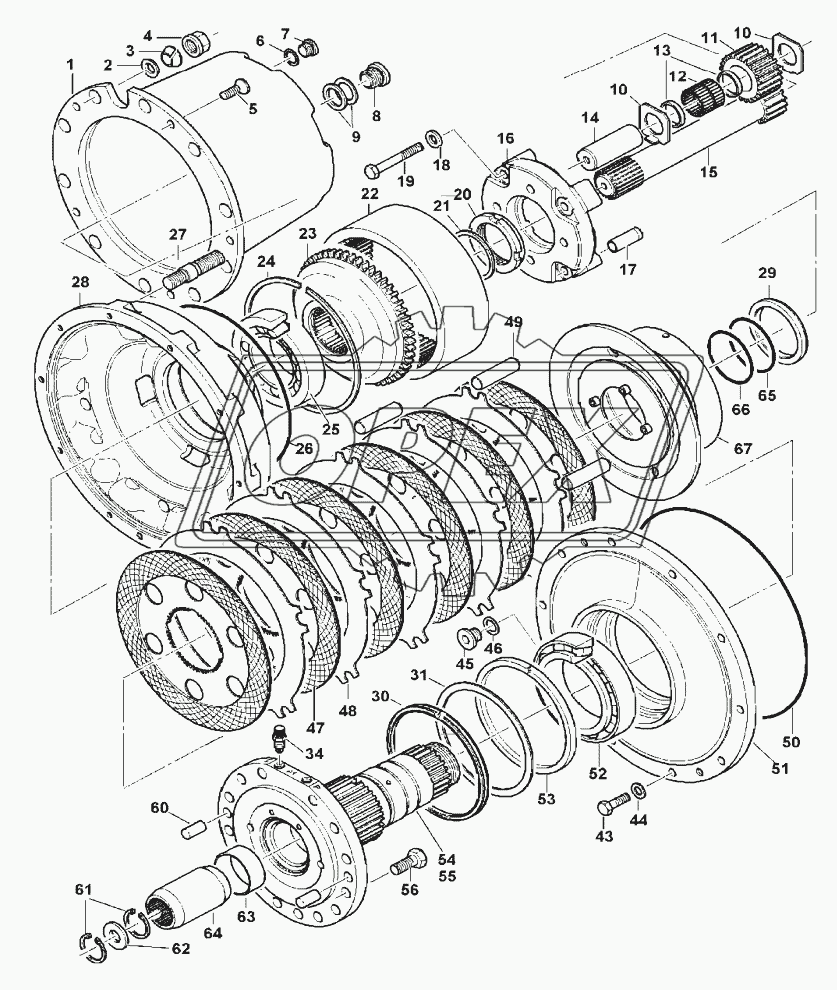 DRIVE ASSEMBLY - REAR AXLE