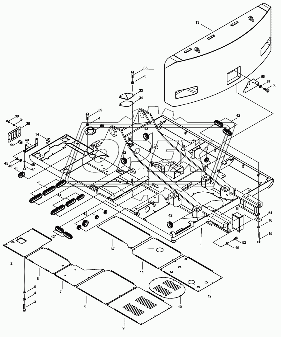 UPPER FRAME MOUNTING