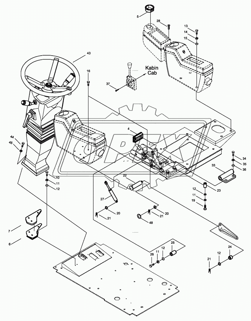 CAB INTERIOR MOUNTING 2