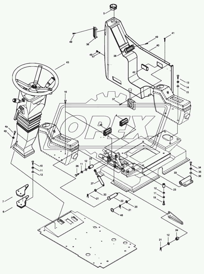 CAB INTERIOR MOUNTING 3