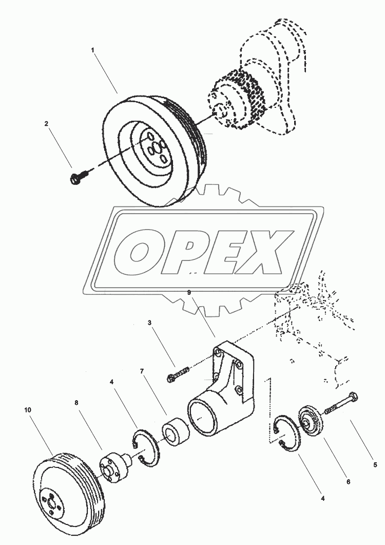 VIBRATION DAMPER AND FAN DRIVE MOUNTING