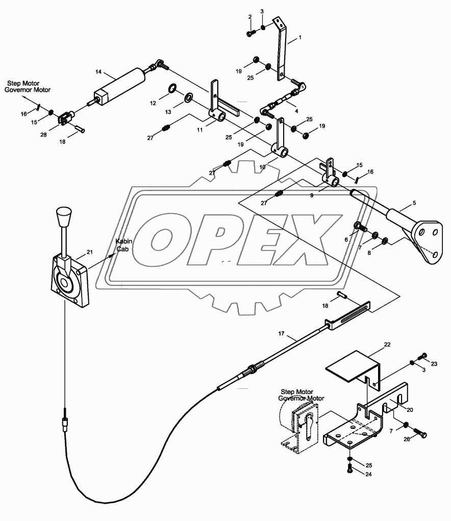 ENGINE CONTROL MOUNTING