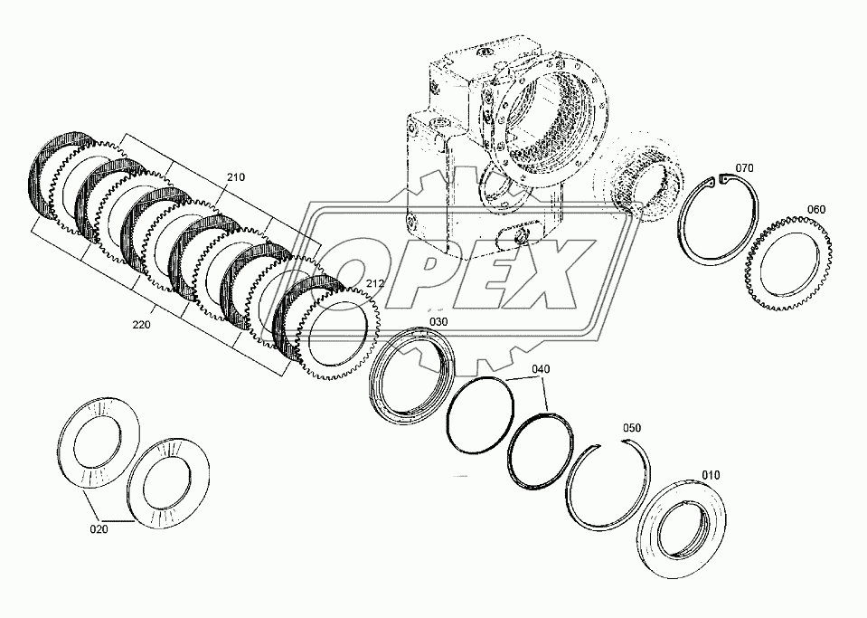 M-DISC BRAKE -TRANSMISSION