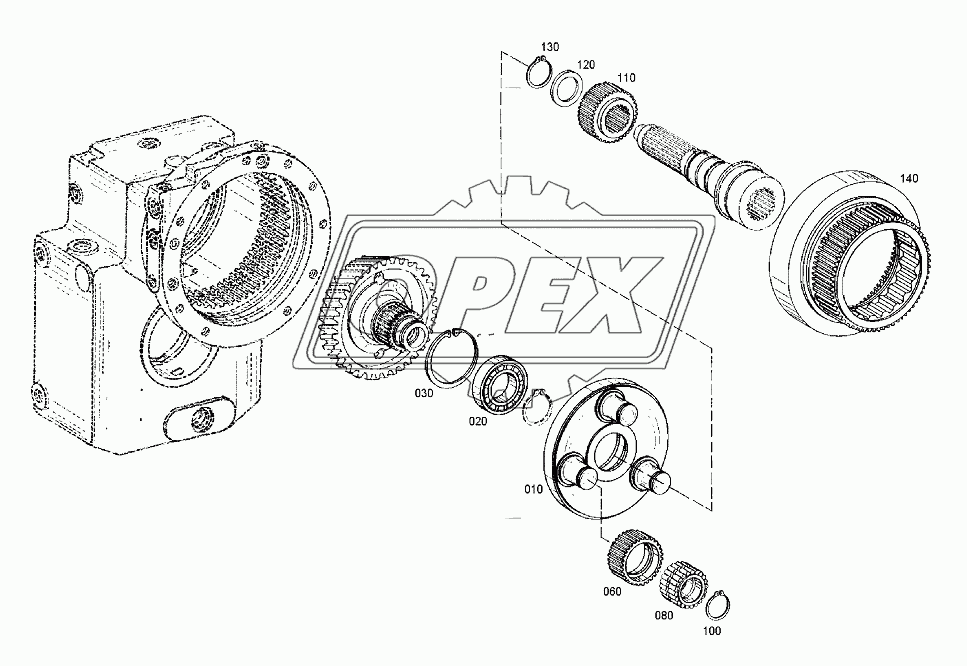 PLANETARY DRIVE -TRANSMISSION