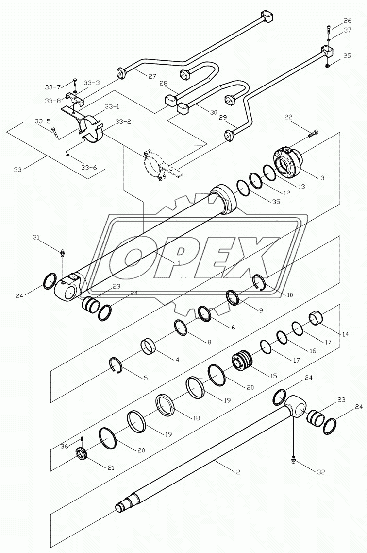 BOOM CYLINDER (R/L)