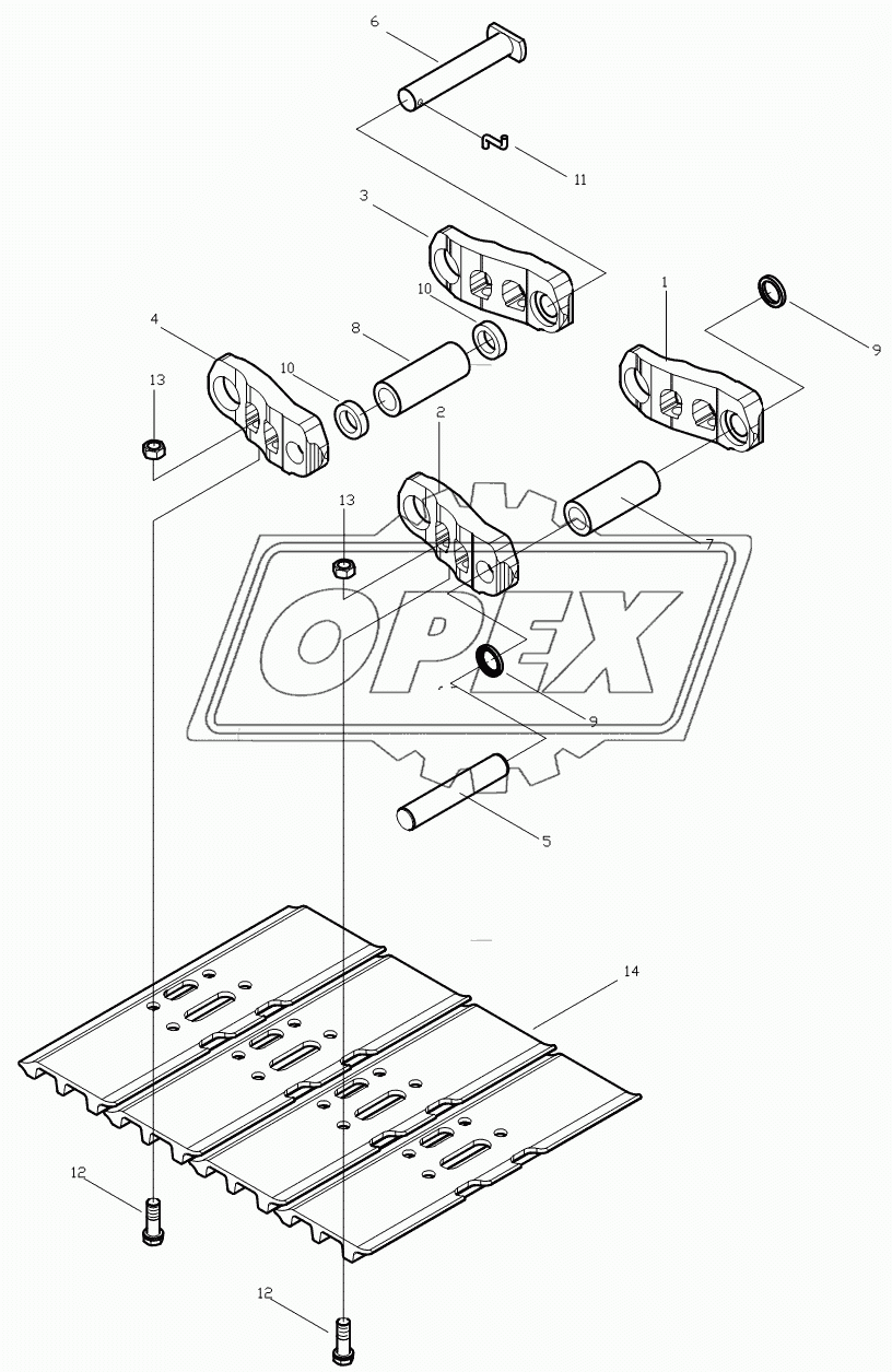 TRACK CHAIN ASSEMBLY