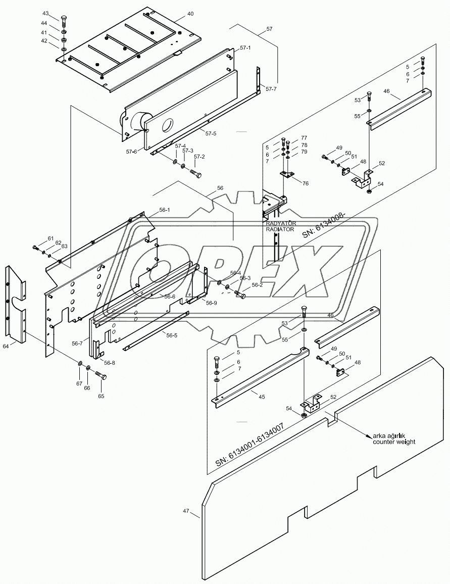 COWLING MOUNTING 3