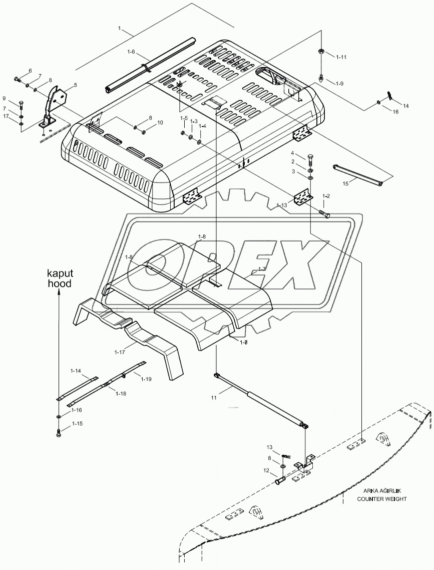 COWLING MOUNTING 4