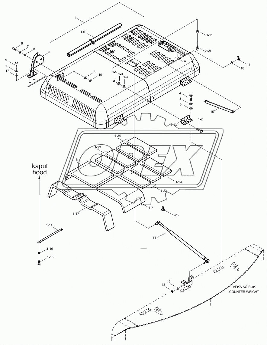 COWLING MOUNTING 5