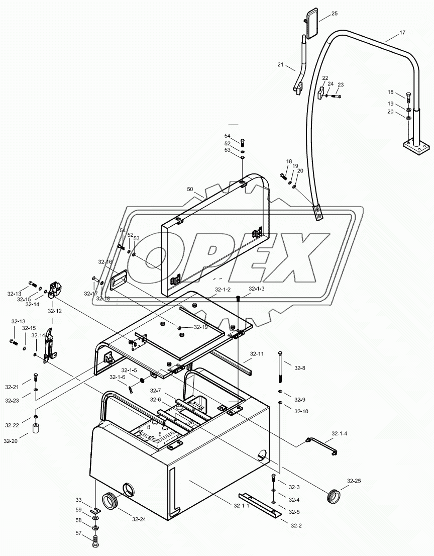 ACCUMULATOR BOX MOUNTING