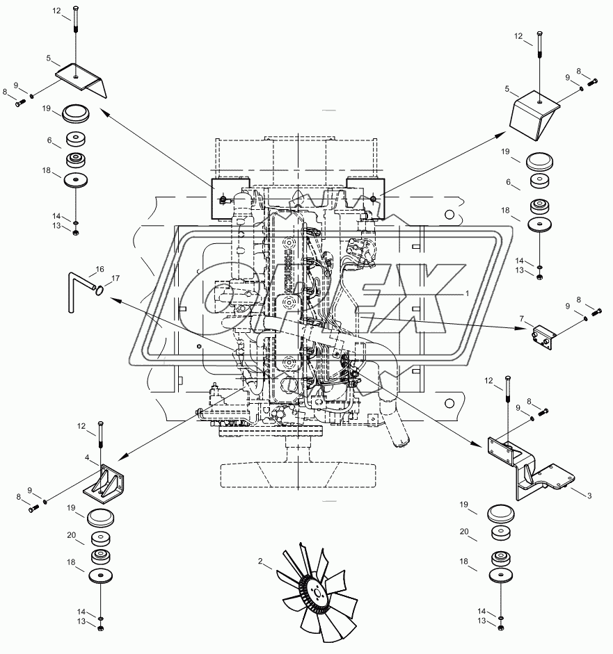 ENGINE MOUNTING