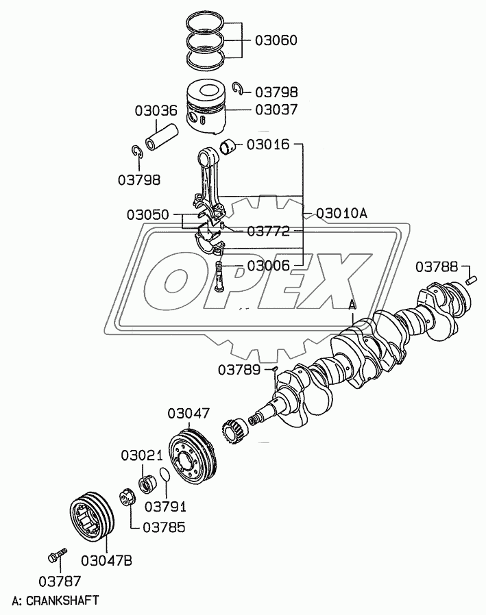 PISTON - CONNROD - CRANKSHAFT