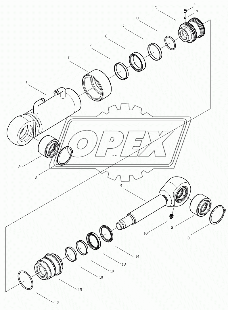 QUICK COUPLING CYLINDER