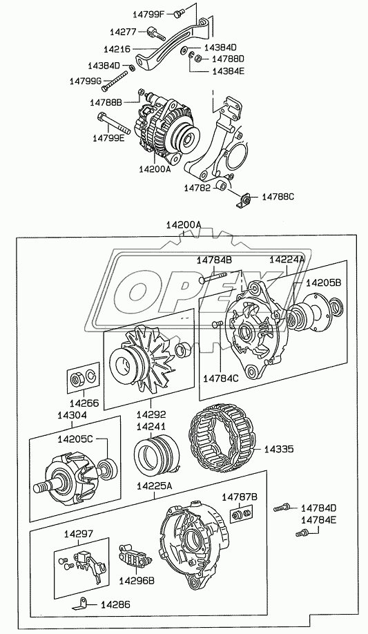 ALTERNATOR AND REGULATOR