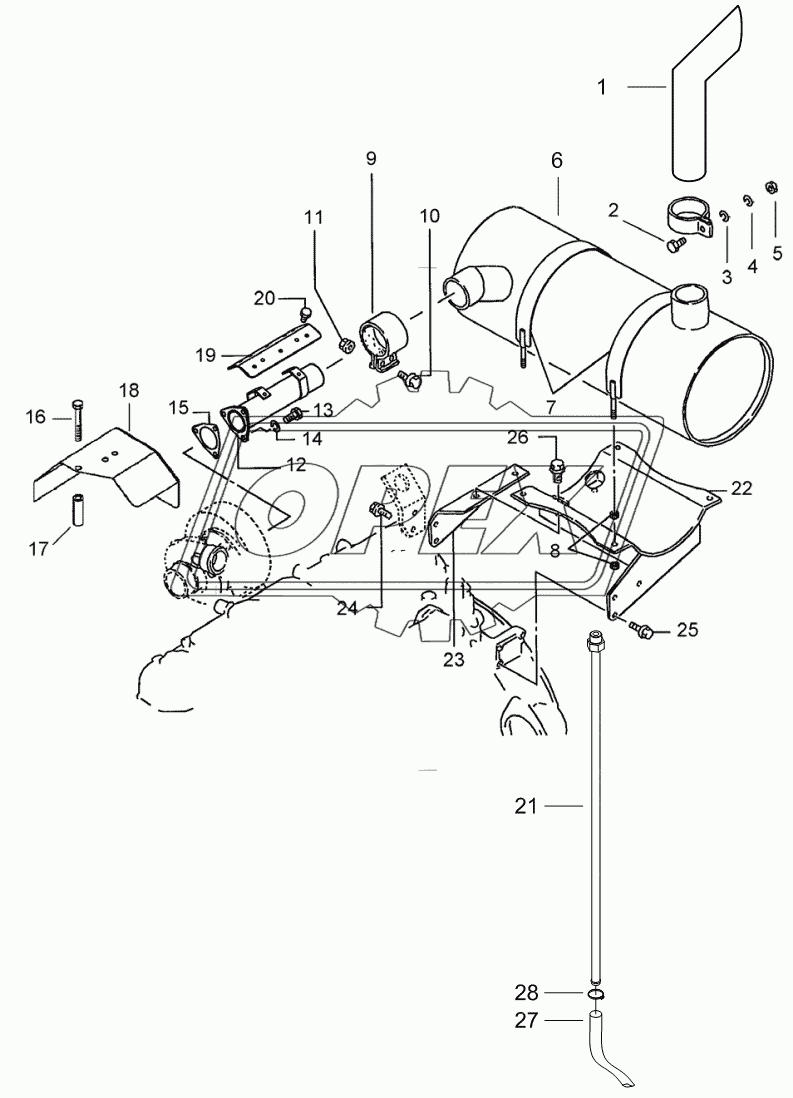 EXHAUST MOUNTING