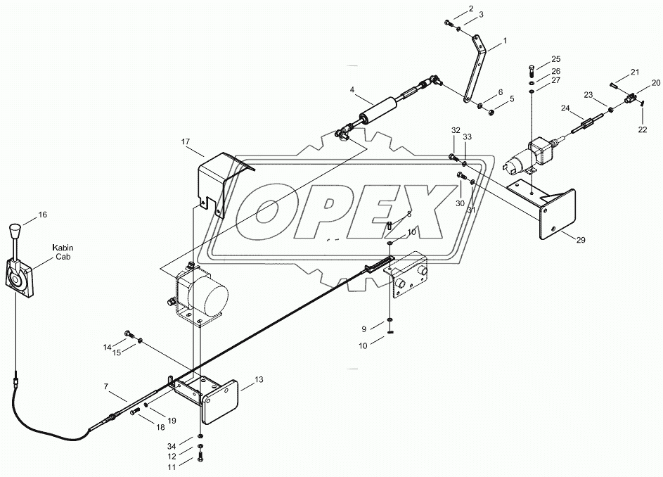 ENGINE CONTROL MOUNTING