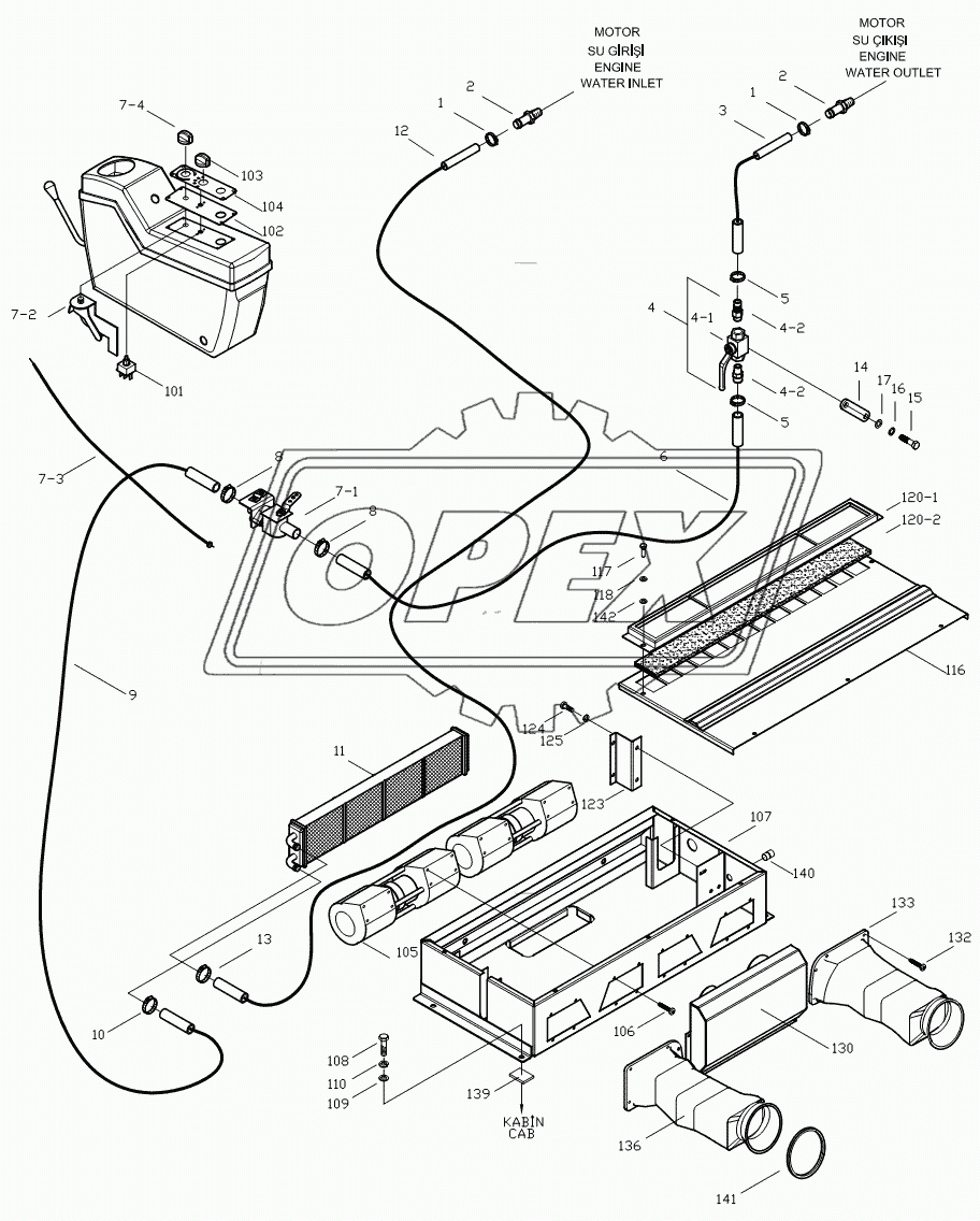 HEATER MOUNTING