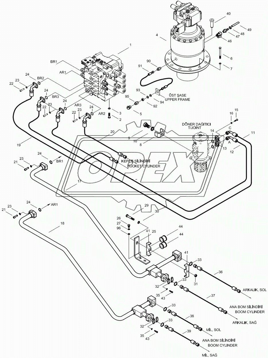 MAIN PIPING MOUNTING (R/H) 1