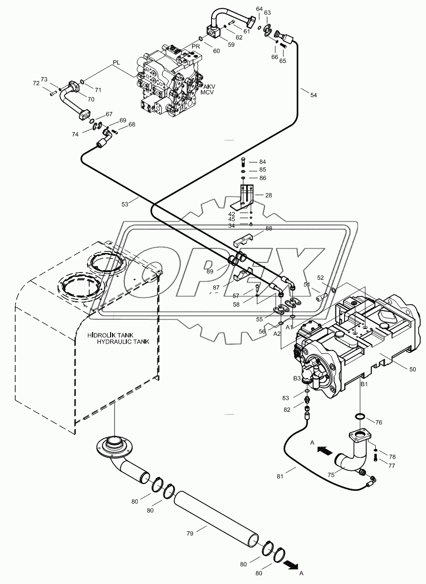 MAIN PIPING MOUNTING (R/H) 2