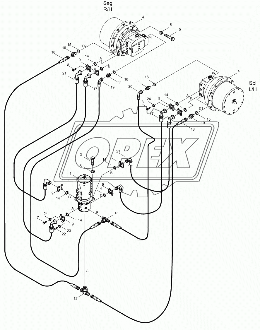 LOWER PIPING MOUNTING